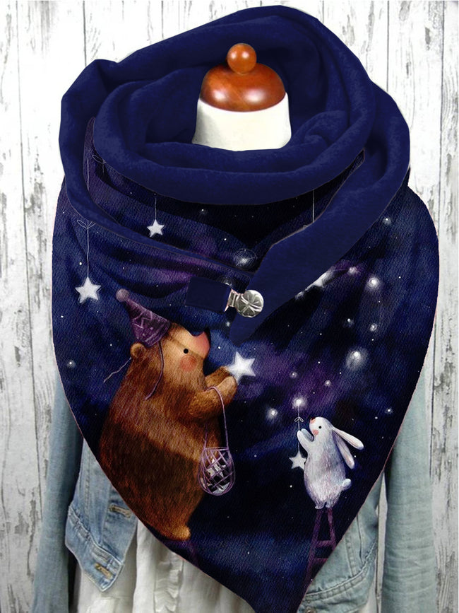 Bear Rabbit Casual Scarf Shawl