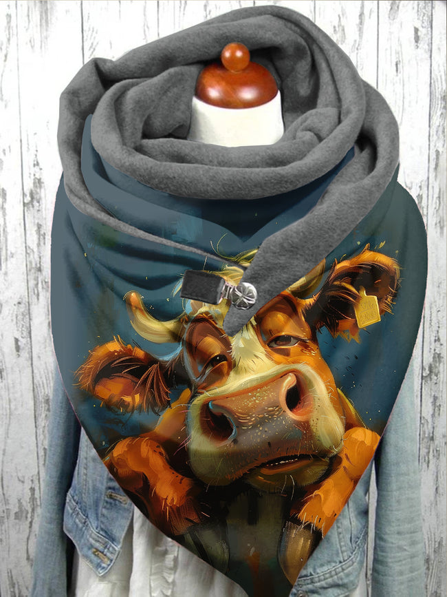 Cow Funny Scarf and Shawl