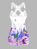 Women’s Butterfly Art Casual Tank Top