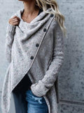 Casual Long Sleeve Sweater Gray / S(6-8)