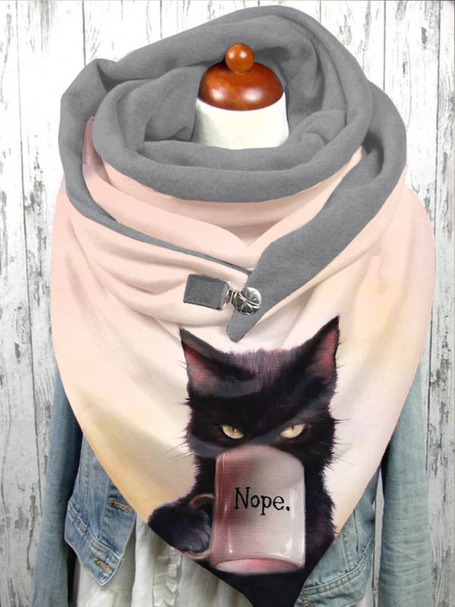 Fun Cat Casual Scarf Shawl