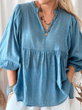 Women's Solid Color Loose Casual Shirt