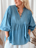 Women's Solid Color Loose Casual Shirt