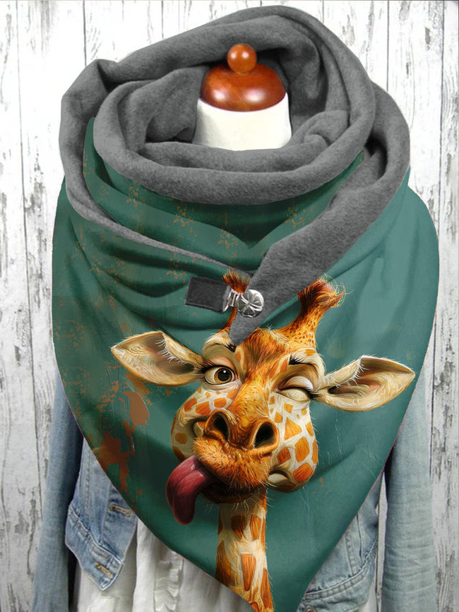 Giraffe Funny Scarf and Shawl