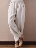 Women's Solid Wide Leg Capri Pants