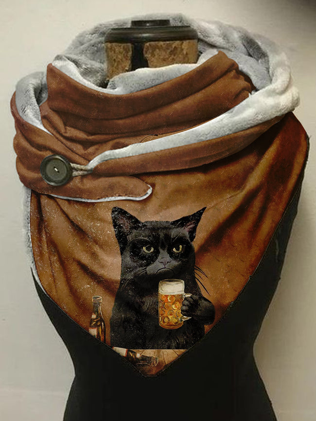 Fun Cat Casual Scarf Shawl