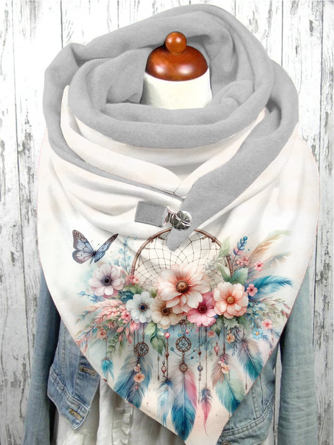 Feather Art Casual Scarf Shawl