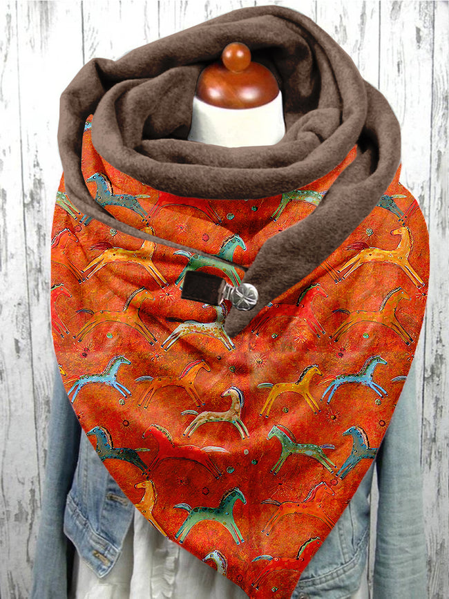 Horse Casual Scarf and Shawl