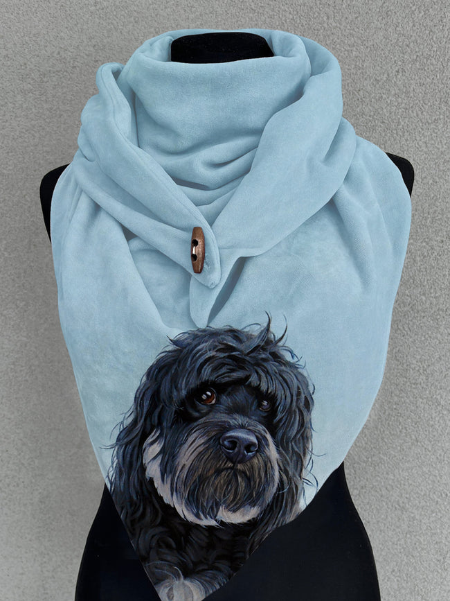 Dog Art Casual Scarf Shawl