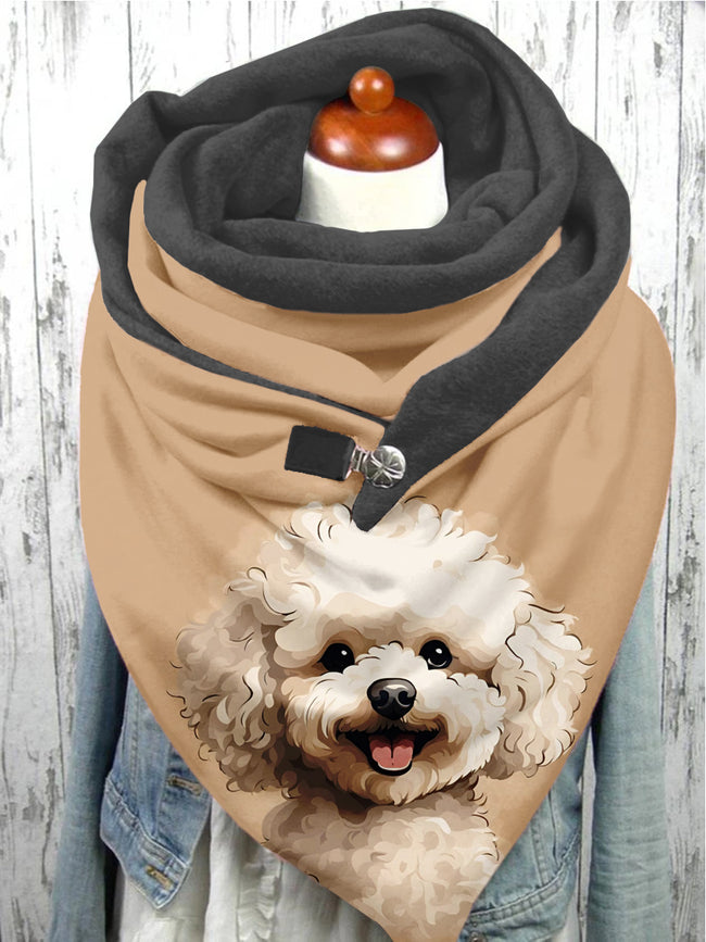 Dog Art Casual Scarf Shawl