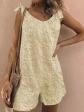 Women's lace strap casual jumpsuit