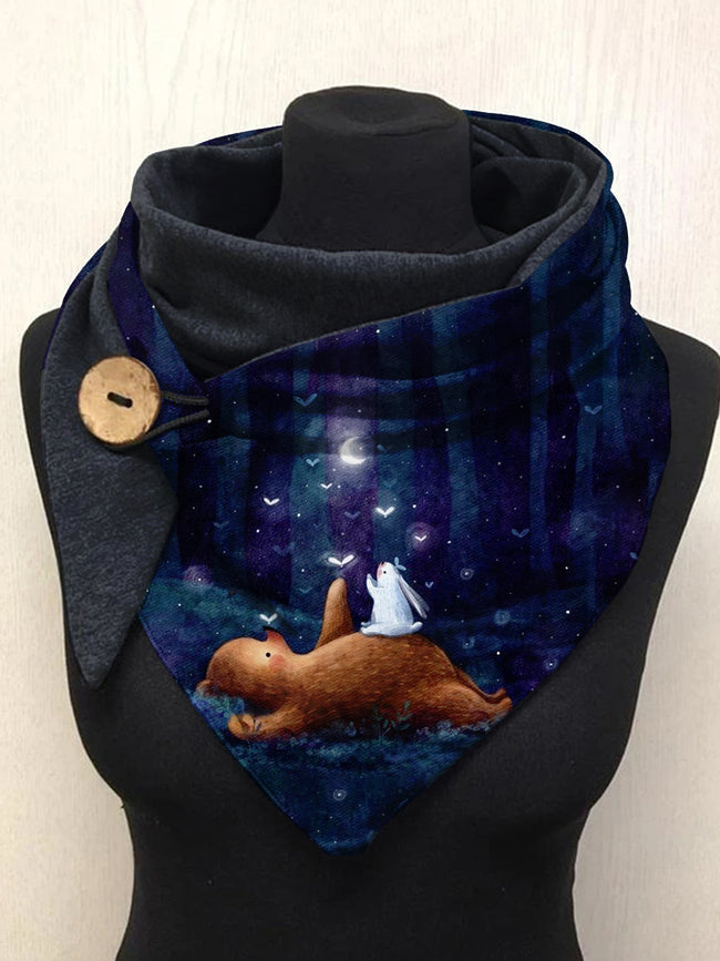 Bear Rabbit Casual Scarf Shawl