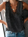 Casual Loose V-Neck Pullover Sleeveless Vest Black / S