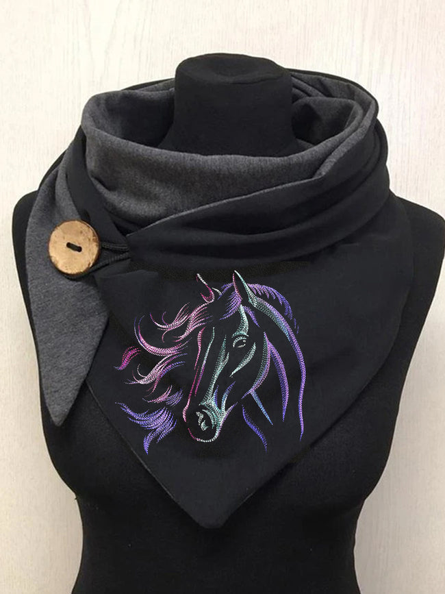 Horse Casual Scarf and Shawl