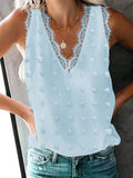 Casual Loose V-Neck Pullover Sleeveless Vest Blue / S