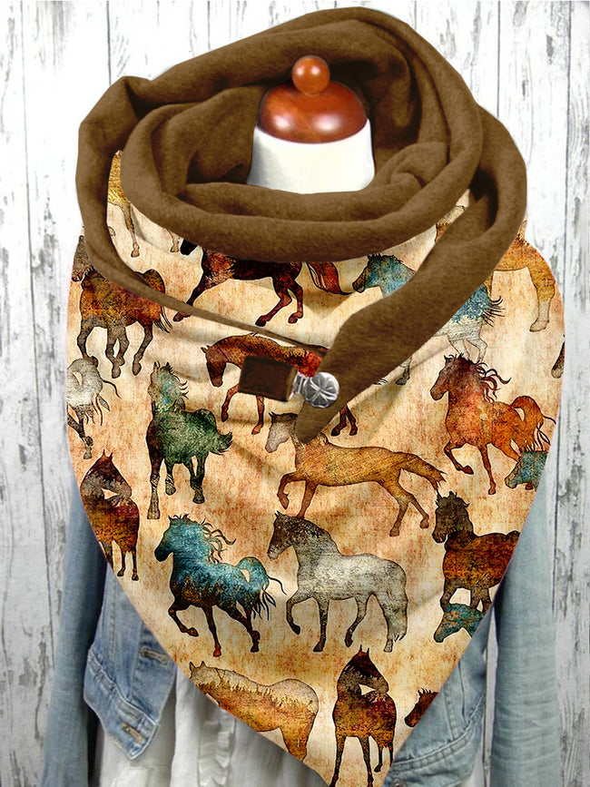 Horse Casual Scarf and Shawl