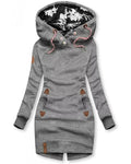 Woman’s Cardigan Hoodies-51 Gray / M Best-Sellers