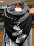 Feather Art Casual Scarf Shawl