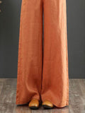 Women's Solid Color Loose Elegant Casual Simple Cotton And Linen Pants