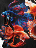 Women's Betta Art Design Two Piece Suit Top