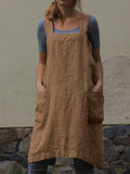 Fashion Loose Linen Long Dress