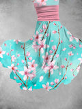 Women's Floral Art Print Art Dress