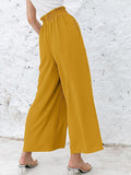 Women’s Solid Color Loose Elegant Casual Simple Pants