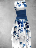 Women's Floral Art Print Art Dress