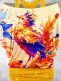 Women's   Animal    Watercolor Bird T-shirt