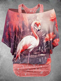 Women's Flamingo Two Piece Suit Top