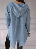 Women’s Cotton Linen Hooded Top