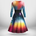 Women's Gradient Art Dress Maxi Dress