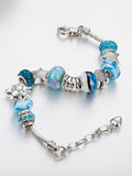 Vacation Style Fashion Turtle Starfish Big Hole Beaded Bracelet