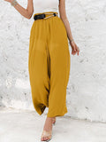 Women’s Solid Color Loose Elegant Casual Simple Pants