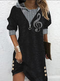 Women's Punk Note Maxi Dress