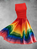 Women's Rainbow Artistic Dress