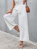 Women’s Solid Color Loose Elegant Casual Simple Pants