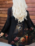 Women's Halloween Magic Owl Casual Sweatshirt