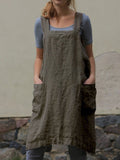 Fashion Loose Linen Long Dress