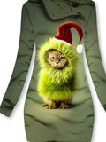 Women's Christmas Cat Casual Sweatshirt