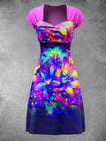 Women's Rainbow Lily Dress