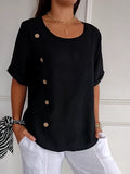 Women’s Casual Cotton Shirt Black / S