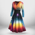 Women's Gradient Art Dress Maxi Dress