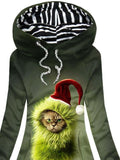 Women's Christmas Cat Casual Sweatshirt