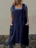 Fashion Loose Linen Long Dress