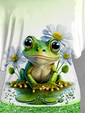 Women's Frog Artistic Casual Tops