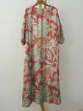 Women’s Vintage Printed Pocket Cotton Dress