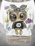 Women's Owl Two Piece Suit Top