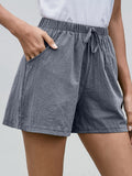 Women’s Linen Casual Summer Shorts Grey / S