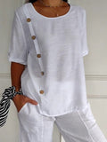 Women’s Casual Cotton Shirt White / S